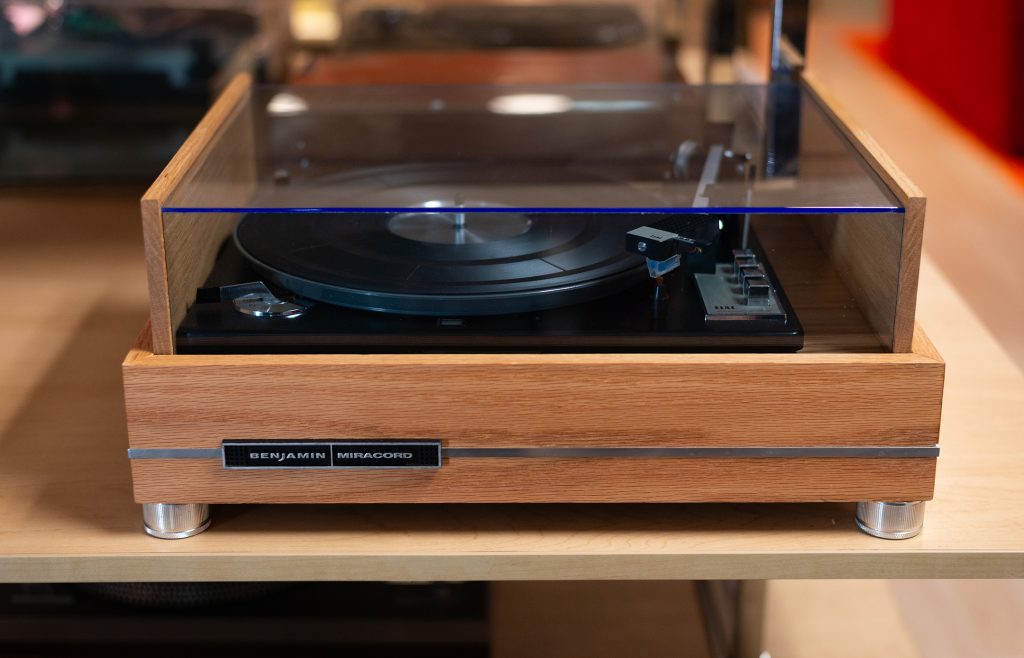 Benjamin Miracord turntable after restoration