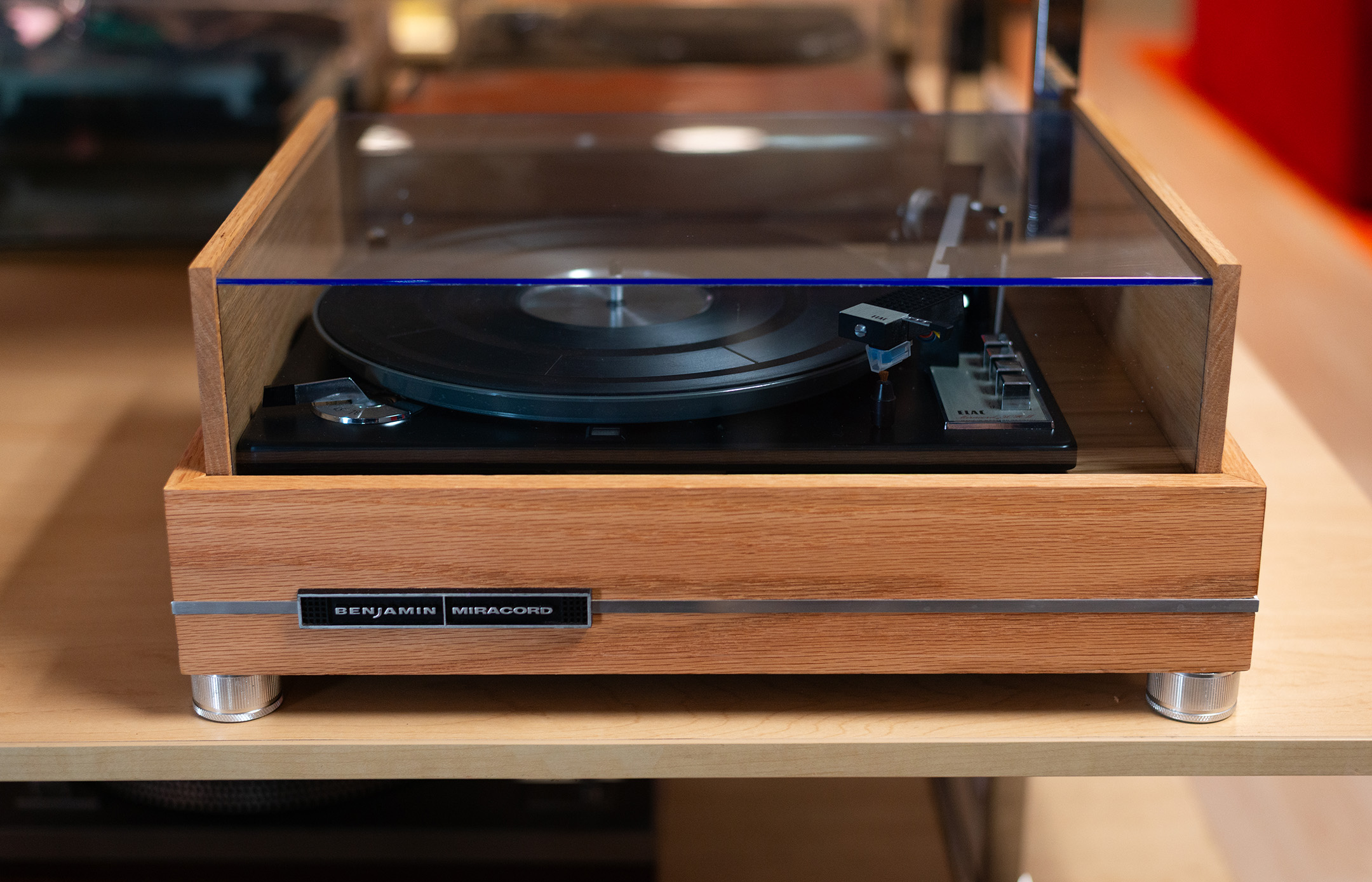 Benjamin Miracord turntable after restoration